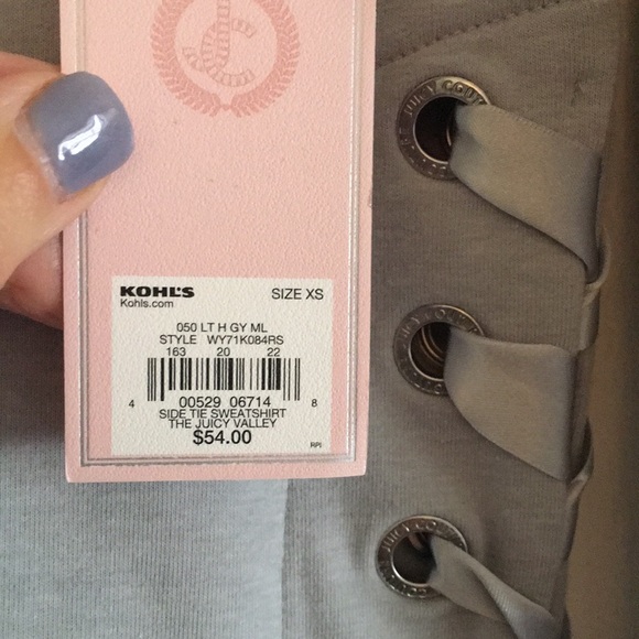 Juicy Couture Side-Tie Fashion Top - Picture 5 of 7